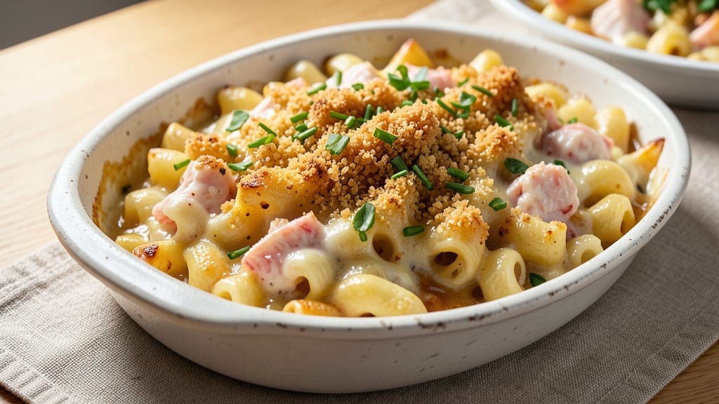 Baked Crab Mac and Cheese Recipe: Sweet Lump Crab and Gruyère Luxe