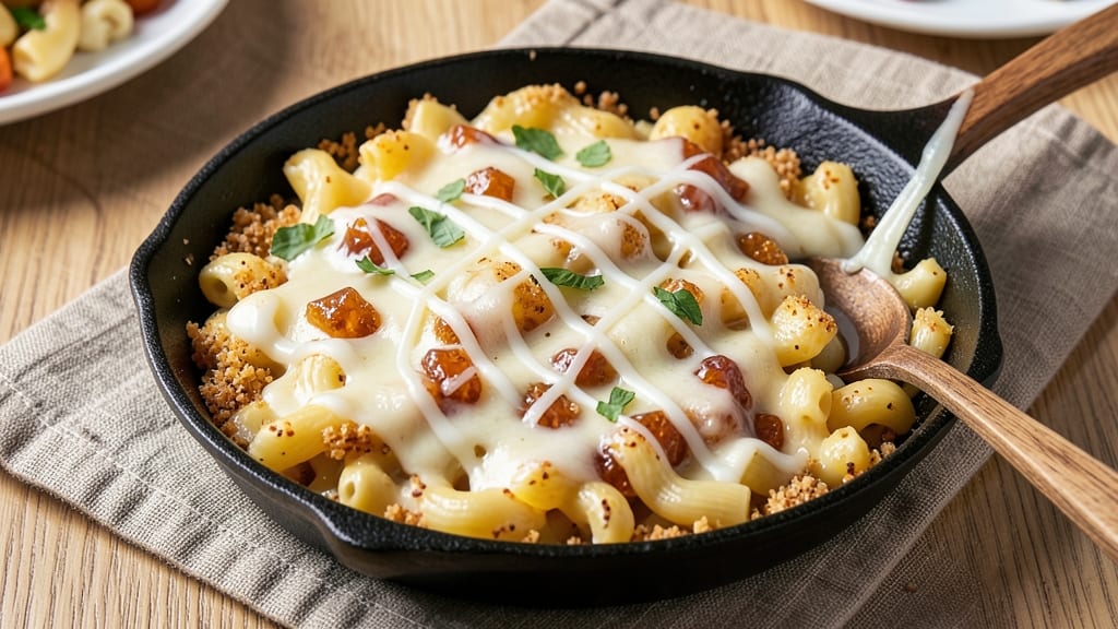 Applebee's 4 Cheese Mac and Cheese Copycat Recipe: Golden Crispy Top Over Velvety Stretchy Cheese