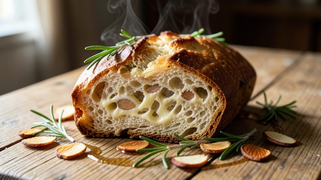 Almond Cheese Bread Recipe: Nutty Crunch Meets Melty Cheese Bliss