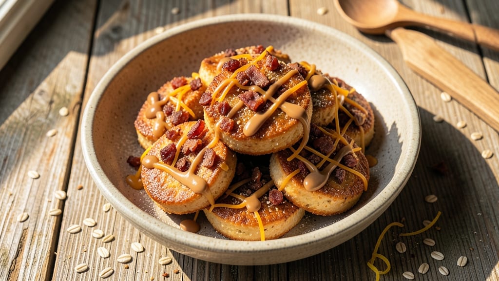 Bacon and Cheese Dog Treat Recipe: Handheld Crunch With Smoky Cheese Rivers