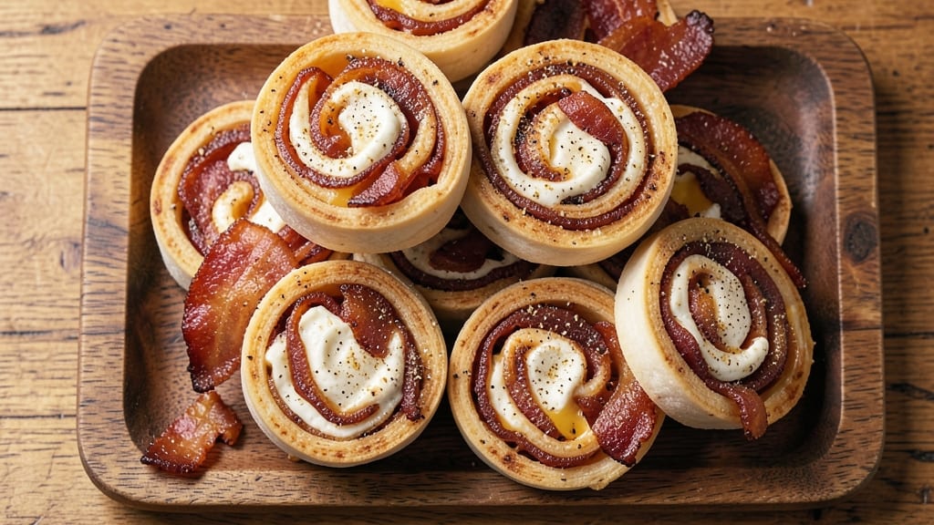 Bacon and Cheese Pinwheel Recipe: Crispy Tortilla Wraps With Smoky Pull-Apart Magic