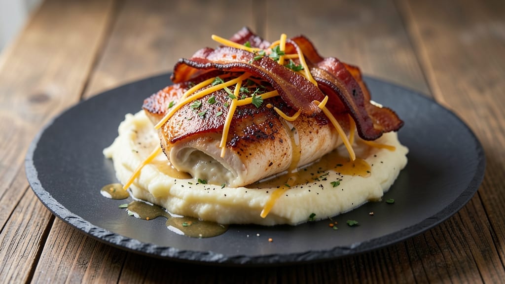 Bacon and Cheese Chicken Breast Recipe: Crispy-Baked Bites With Smoky Cheese Rivers