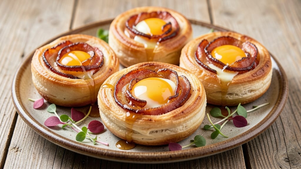 Bacon Egg and Cheese Kolaches Recipe: Flaky Pastries Stuffed With Savory Bites