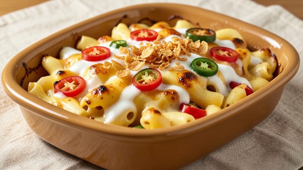 Baked Jalapeño Mac and Cheese Recipe: Spicy Kick With Crispy Top Magic