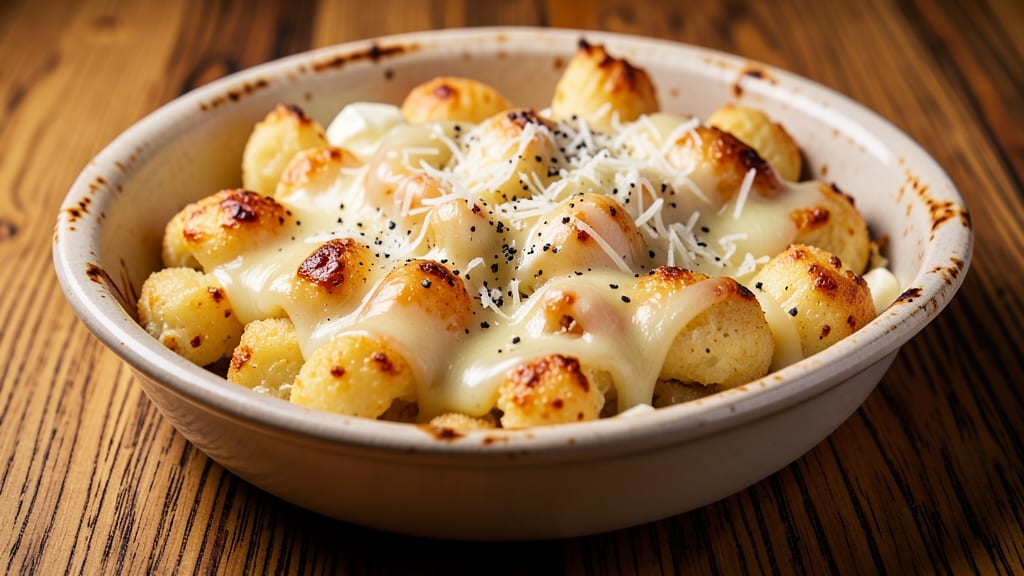 Baked Cheese Gnocchi Recipe: Pillowy Clouds With Crispy Cheese Crown