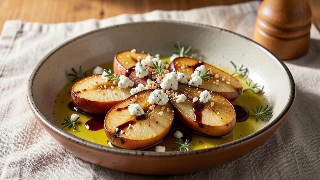 Baked Pears With Blue Cheese Recipe: Sweet-Tart Balance in 20 Minutes