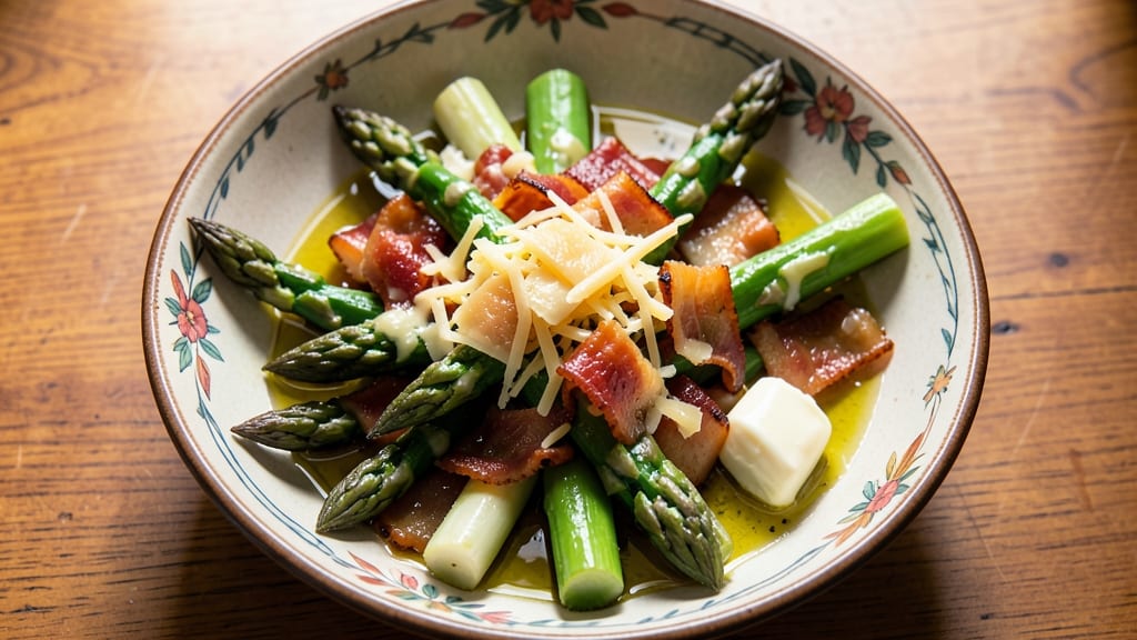 Asparagus Bacon Cheese Recipe: Crispy Bacon Bites with Melty Cheese Wrapped Asparagus