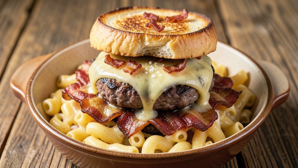 Bacon Cheeseburger Mac and Cheese Recipe: Crispy-Topped One-Pan Feast