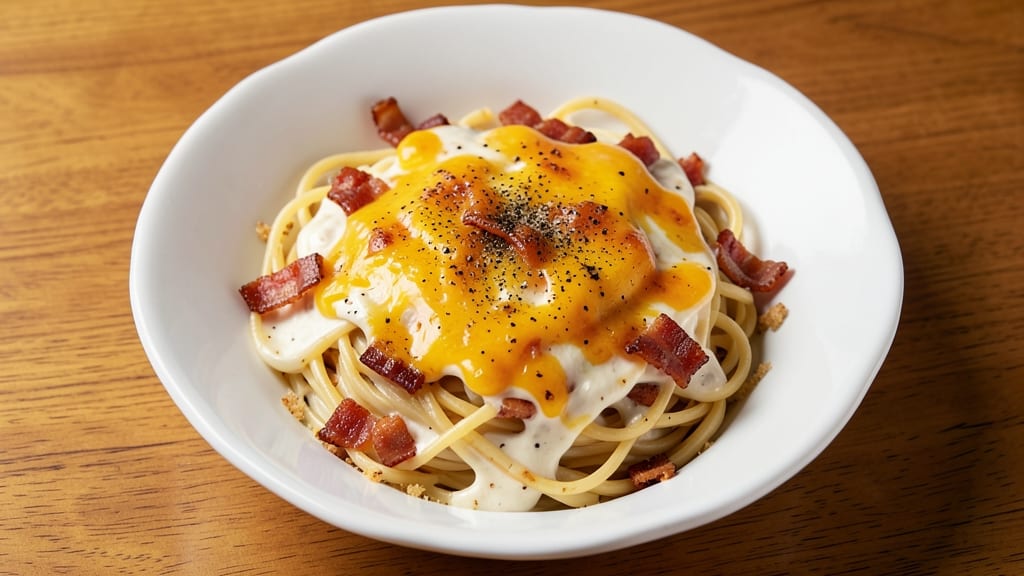 Bacon Cream Cheese Baked Spaghetti Recipe: Crispy Top, Gooey Pull-Apart Layers