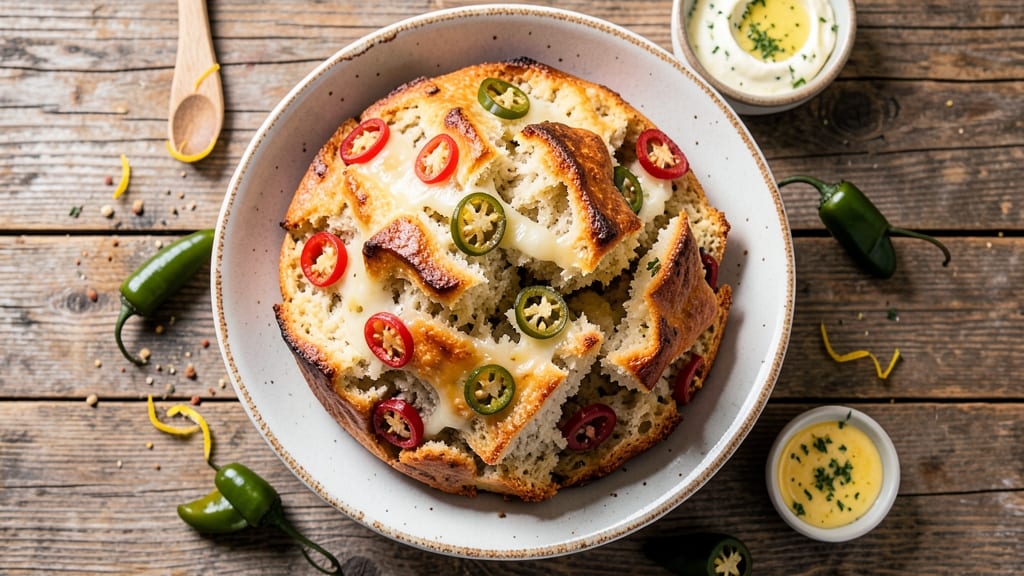 Amish Jalapeno Cheese Bread Recipe: Crispy Crust With Spicy Pull-Apart Cheese