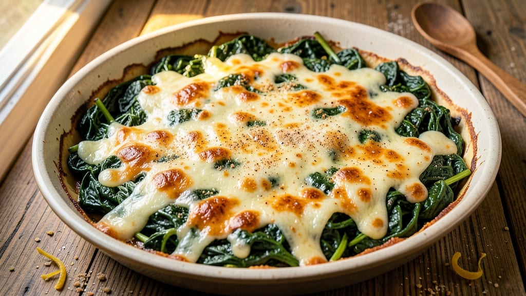 Baked Spinach and Cheese Recipe: Golden Crust With Hidden Greens