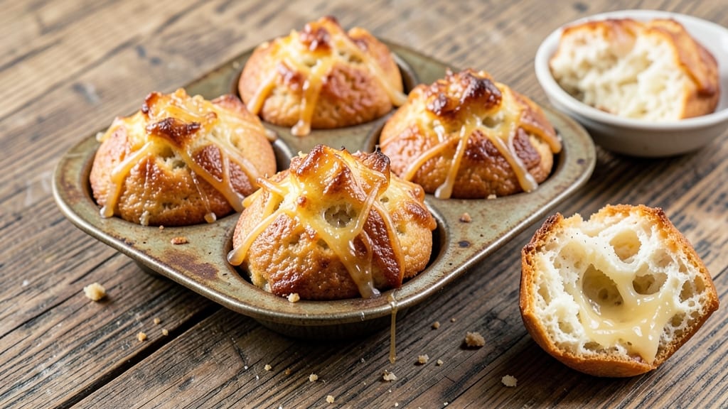Basic Cheese Muffins Recipe: Fluffy Bites with Crispy Crowns