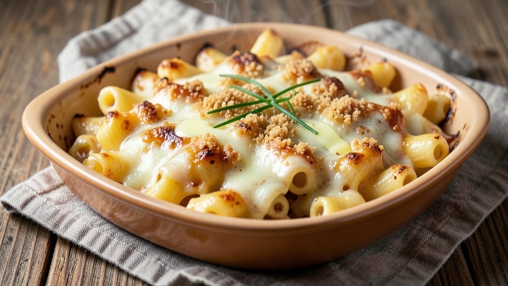 Baked Mac and Cheese Recipe Temp: Crispy Top, Melty Core at 375°F