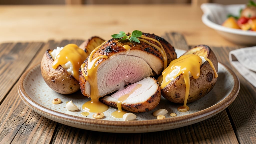 Baked Potato Chicken Cheese Recipe: Crispy Top, Gooey Pull-Apart Layers