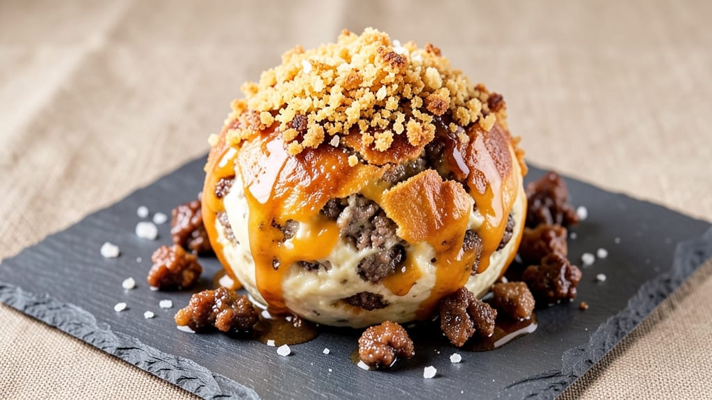Armour Beef Cheese Ball Recipe: Smoky Cheddar and Pepperjack Pull-Apart Crunch