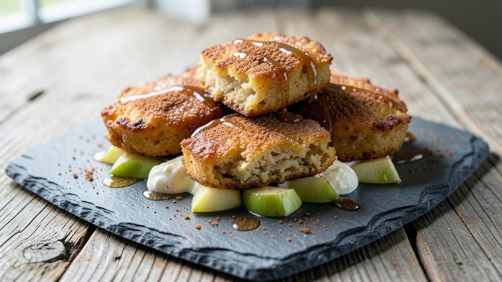 Apple Cinnamon Cottage Cheese Fritters Recipe: Warm Spiced Bites With Crispy Edges