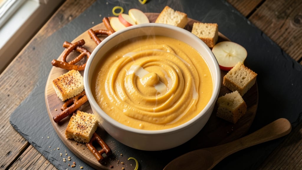 American Cheese Fondue Recipe: Crispy Breadcrumbs and Melty Pull-Apart Magic