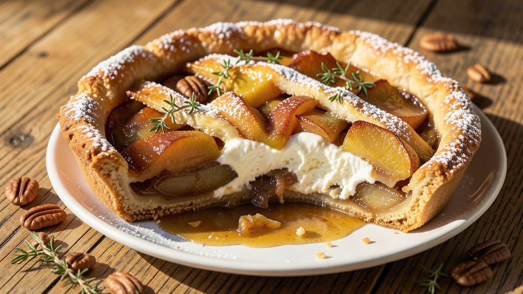 Apple Pie Goat Cheese Recipe: Tart-Sweet Swirls With Herbed Cream Cheese Topping