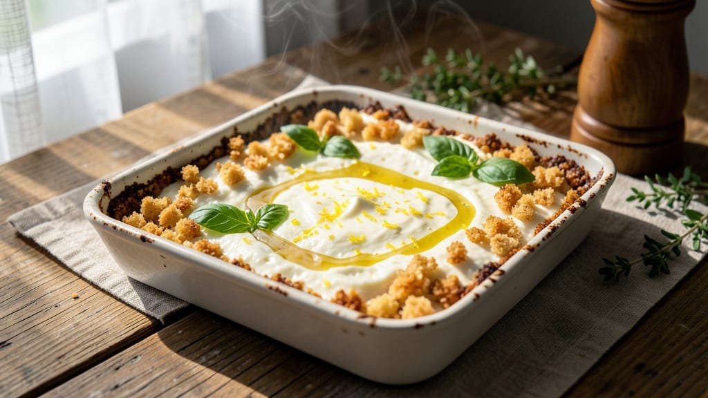 Baked Lemon Ricotta Cheese Recipe Italian: Zesty Crisp-Top Bites in 20 Minutes