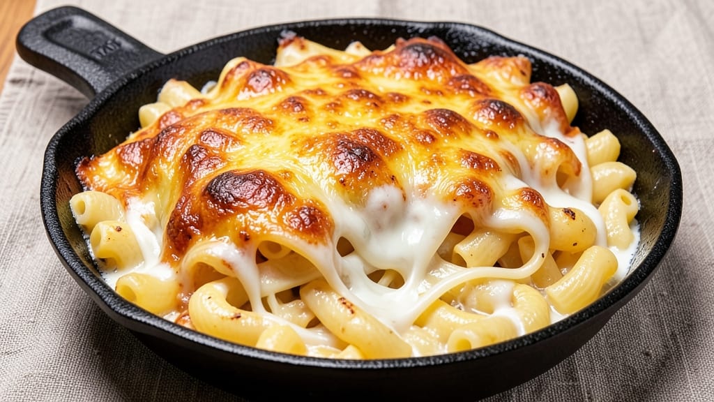 Baked Macaroni and Cheese Recipe with American Cheese: Ultra-Rich, Stretchy Pulls With Crispy Breadcrumbs