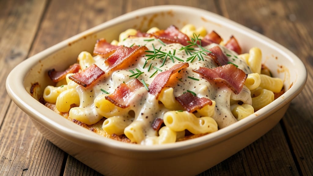 Bacon Ranch Macaroni and Cheese Recipe: Crispy Bites with Smoky-Spiced Cheese Pulls