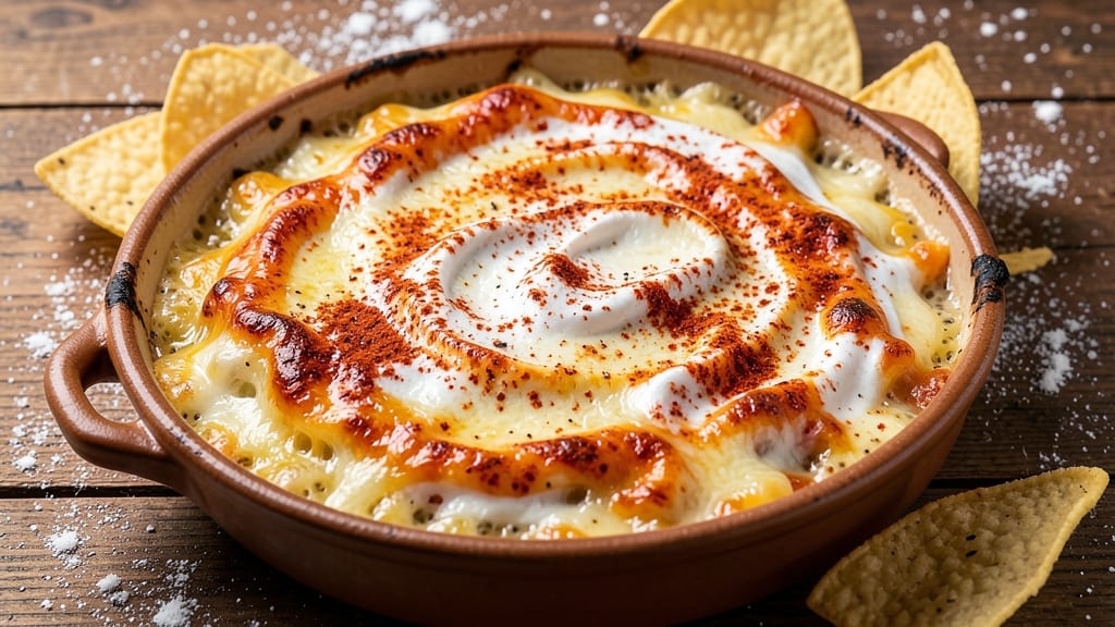 Baked Mexican Cheese Dip Recipe: Smoky Tortilla Crunch With Melted Triple Cheese