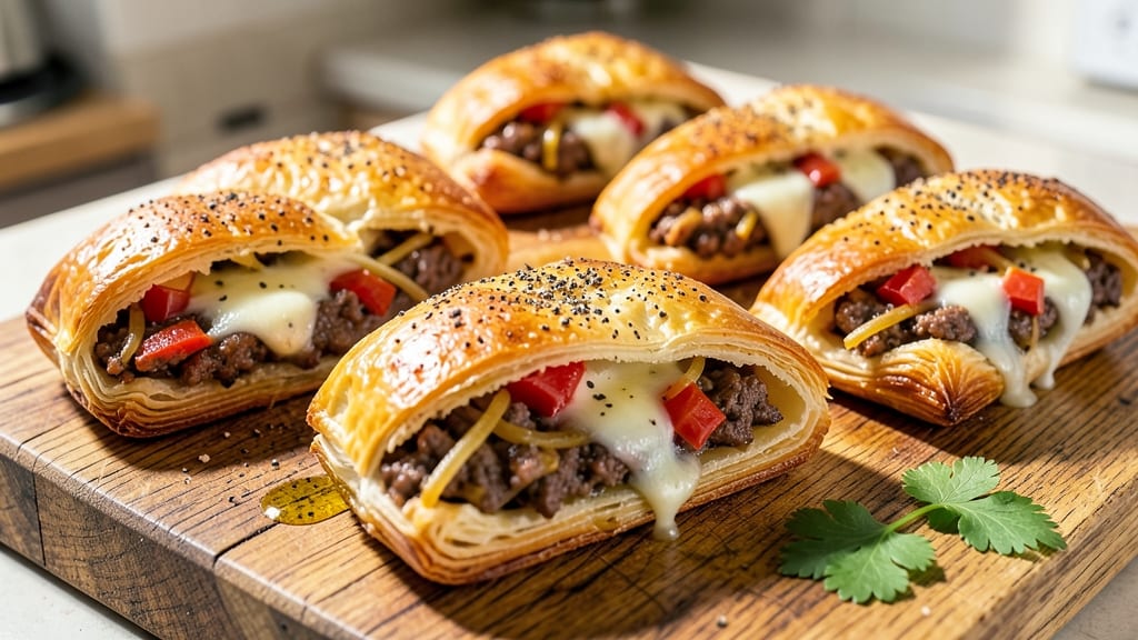 Beef and Cheese Pastelitos Recipe: Flaky Layers With Spiced Meat and Melted Queso