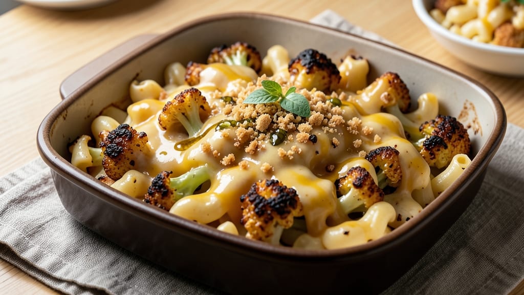 Baked Cauliflower Mac and Cheese Recipe: Crispy Top, Cheesy Pull-Apart Magic