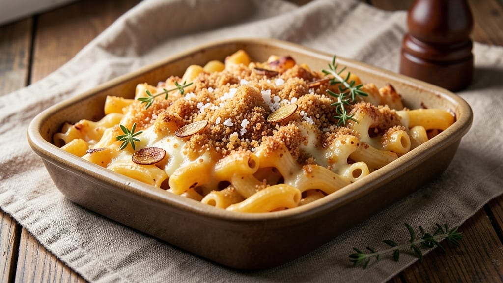 Baked Mac and Cheese Recipe with Gouda and Cheddar: Crispy Top, Nutty Gouda Streaks
