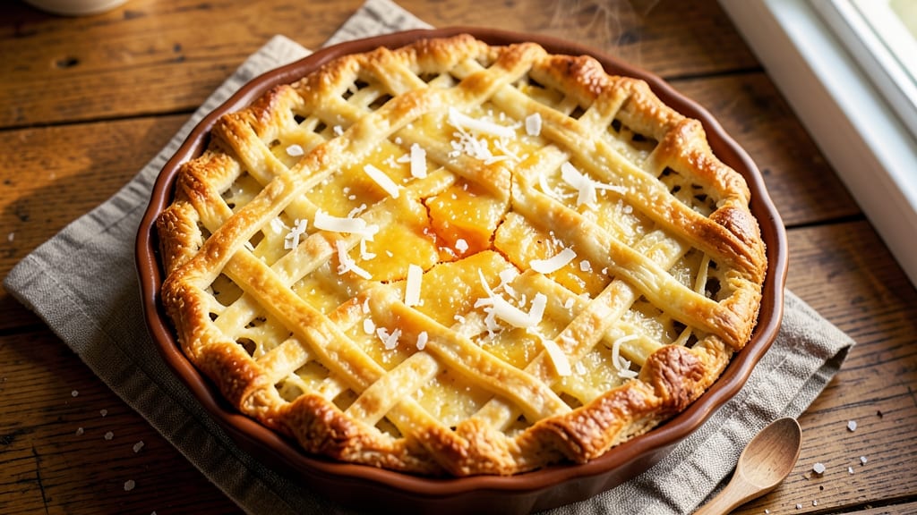Baked Cheese Pie Recipe: Golden Crust, Silky Cheese Layers