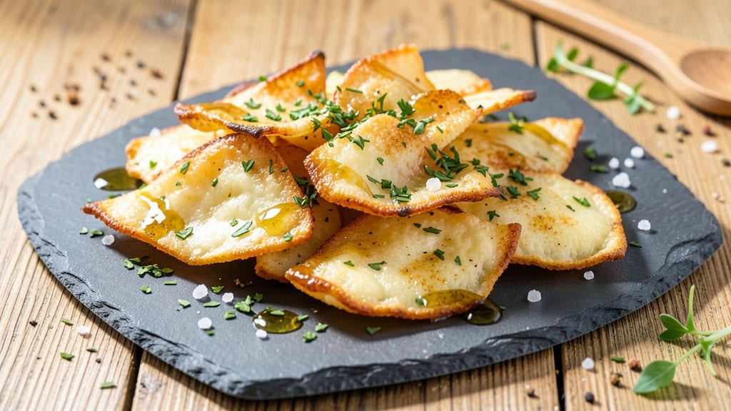 Asiago Cheese Crisps Recipe: Golden Shards With Nutty Pull-Apart Magic