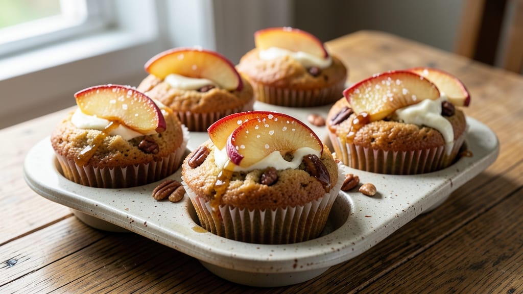 Apple Cream Cheese Muffins Recipe: Tart-Sweet Bites With Buttery Streaks