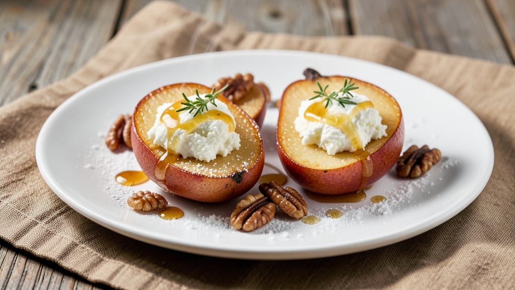 Baked Pears With Goat Cheese Recipe: Sweet-Tart Balance in 20 Minutes