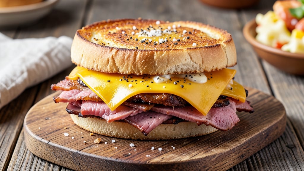 Arby's Roast Beef and Cheddar Cheese Sandwich Recipe: Crispy-Fried Perfection with Melted Cheese Rivers