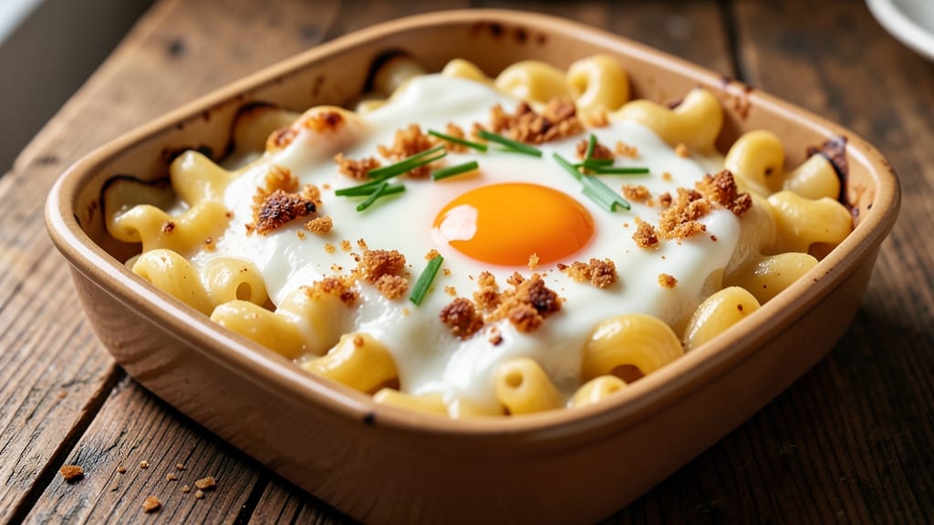 Baked Mac and Cheese Recipe Using Eggs: Fluffy Custard Core With Crispy Top Bites