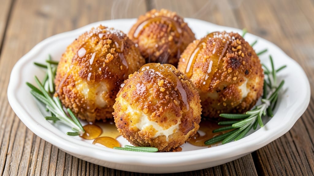 Baked Cheddar Cheese Balls Recipe: Golden Crust, Pull-Apart Cheese Rivers