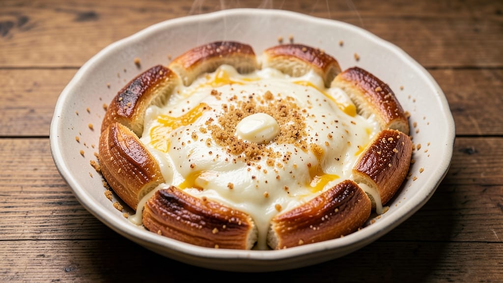 99 Restaurant Pub Cheese Recipe: Crispy Breadcrumb Crown Over Smoky Cheddar