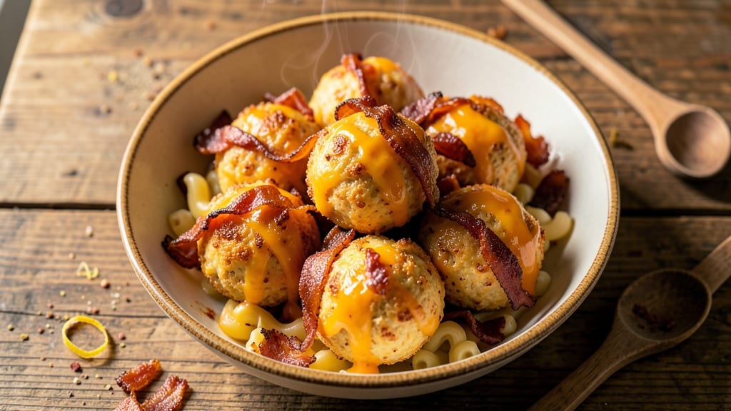 Bacon Mac and Cheese Balls Recipe: Crispy Bites With Smoky Pull-Apart Cheese