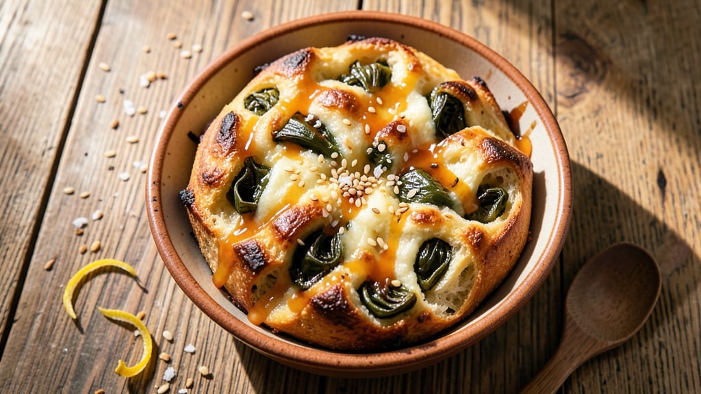 Artichoke Cheese Bread Recipe: Crispy Crust With Herbed Cheese Pulls