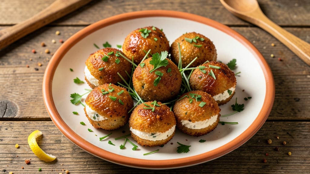 Air Fried Goat Cheese Balls Recipe: Herbed Crunch Meets Tangy Melt