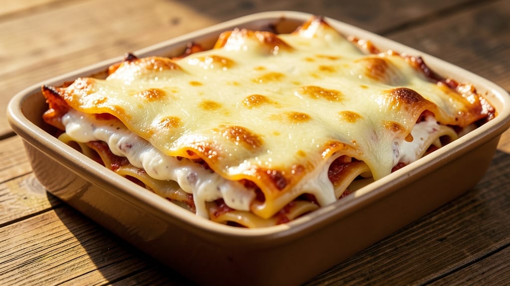 All Cheese Lasagna Recipe: Triple-Layered Crunch With Warm Cheese Rivers