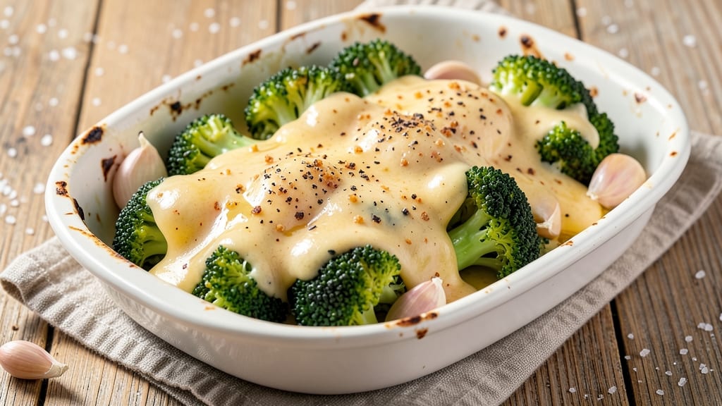 Baked Broccoli With Cheese Sauce Recipe: Crispy-Topped Veggie Casserole
