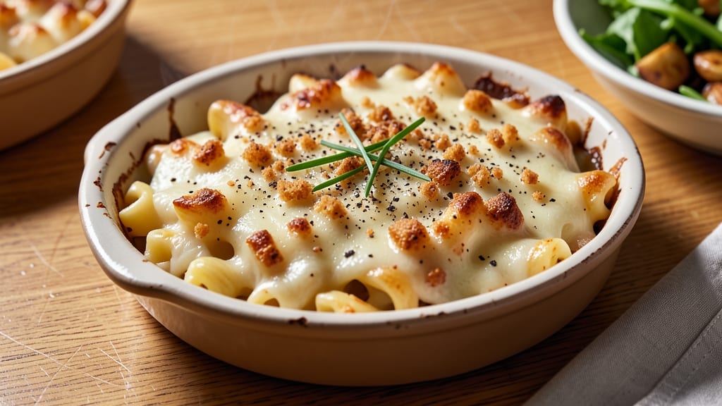 Baked Mac and Cheese Recipe Preppy Kitchen: Crispy Breadcrust Top With Melty Cheddar Rivers