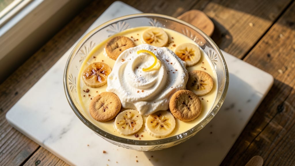 Banana Pudding Recipe With Cream Cheese and Chessmen Cookies: Vanilla-Cream Cheese Swirls and Crunchy Cookie Layers