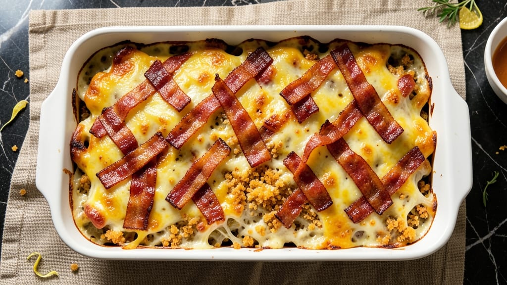 Bacon Cheese Casserole Recipe: Crispy Top, Gooey Pull-Apart Bites