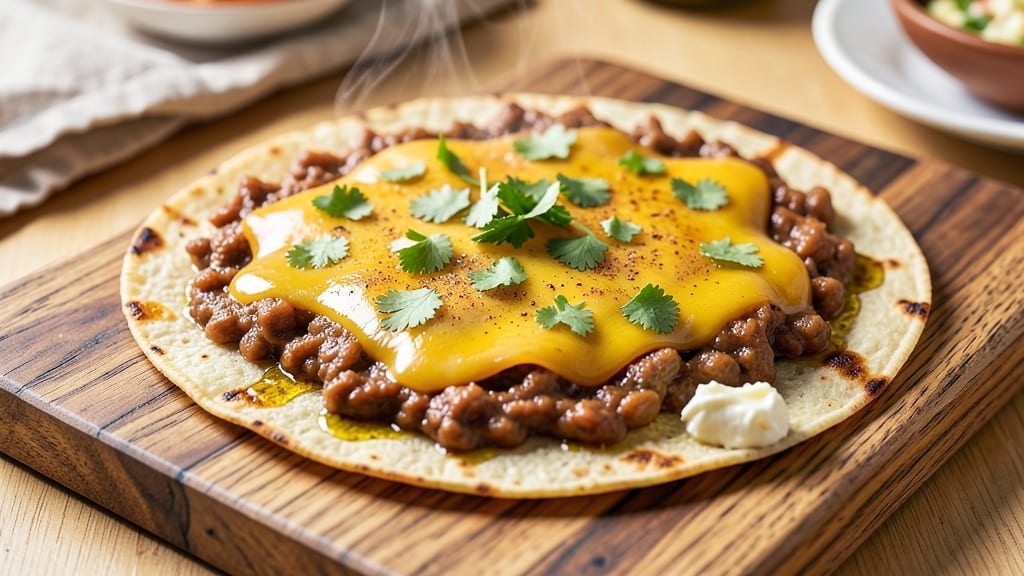 Bean and Cheese Tostadas Recipe: Crispy Shells with Smoky Cheddar Crunch