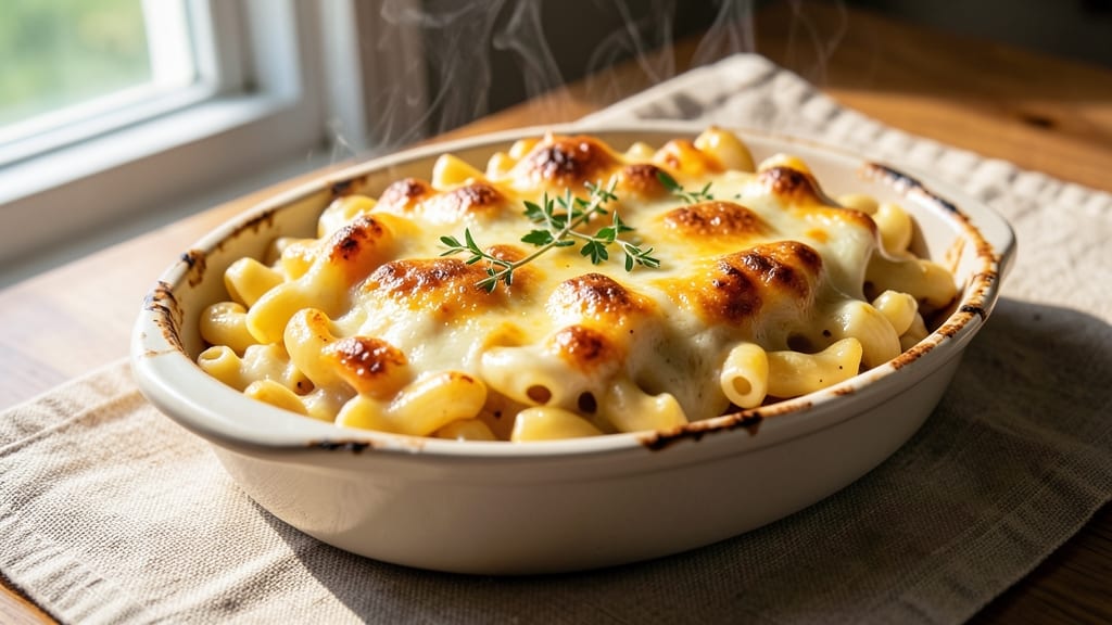Baked Mac and Cheese Recipe for 12: Crowd-Pleasing Crispy Top, Gooey Core