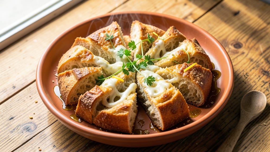 Arabic Cheese Bread Recipe: Crispy Za'atar Crust with Melty Akkawi Cheese